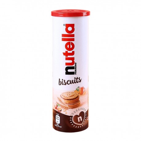 Tubo De Deliciosas Galletas Nutella Ferrero Biscuits 166g