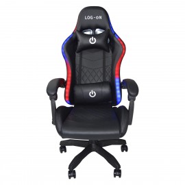 Silla Gamer Lighting Reclinable Rgb Multicolor Log-On