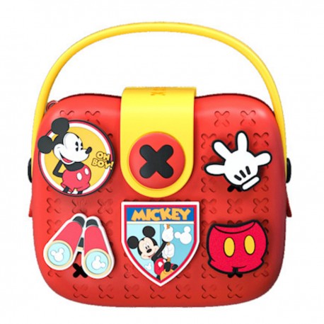 Bandolera Bolso Infantil Paseo Diseño Mickey Roja