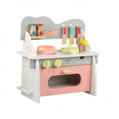 Juguete Mini Cocina de Madera para Niños