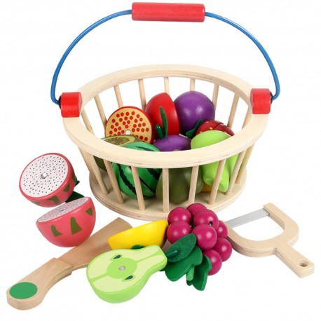 Juguete Verduras de Madera Cocina Infantil