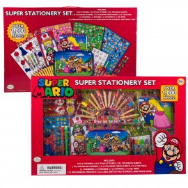 Set de Papeleria Super Mario Bros 1000 Piezas