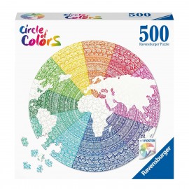 Rompecabezas Circulo Mándala 17168 Ravensburger 500pzs