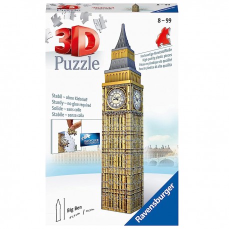 Rompecabezas Big Ben Ravensburger Armable 3d 12554 216pzs