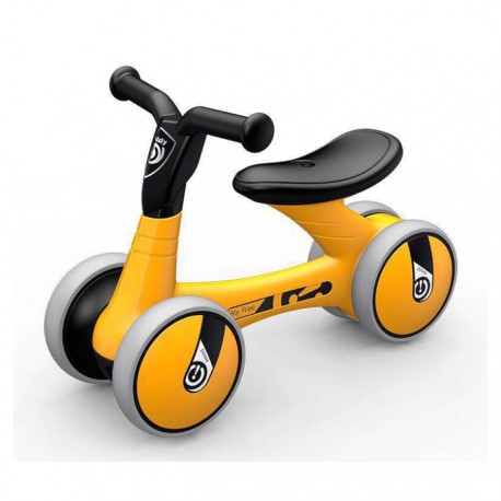 Triciclo De Equilibrio Bicicleta Paseo Amarillo Negro Niños B.duck