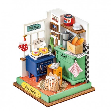 Casa Miniatura Hora De Hornear Bricolaje Ds029