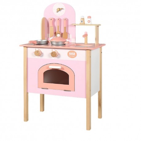 Mini Cocina Madera Para Niños Portátil