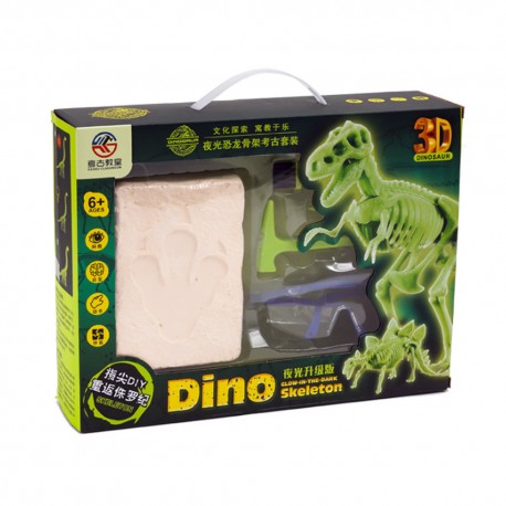 Conjunto de Arqueologia Esqueleto de Dinosaurio