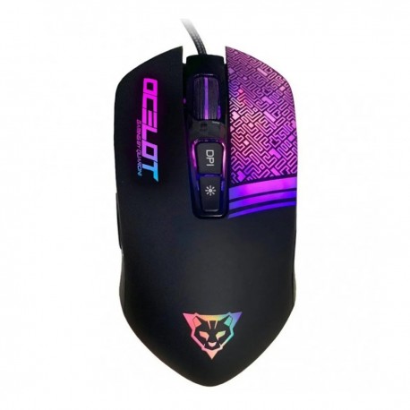 Mouse Alámbrico RGB Ocelot 7 botones