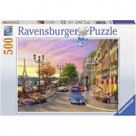 Rompecabezas Diseño Tarde En París Vintage Ravensburger