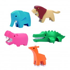 Colección Rompecabezas Magnético Mundo Animal Half Toys