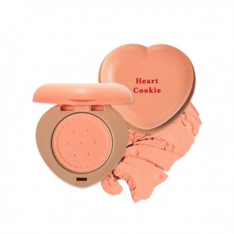 Rubor Compacto Heart Cookie Apricot