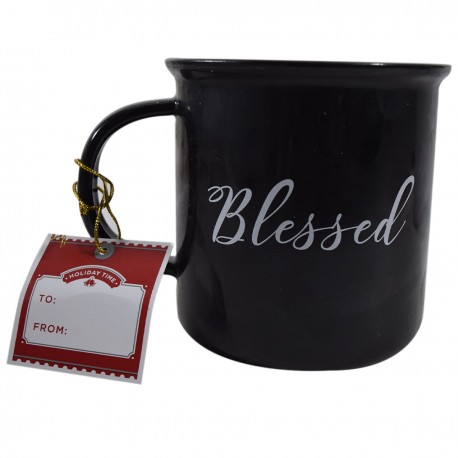 Vela Aromatica Taza de Café - Blessed 13 oz