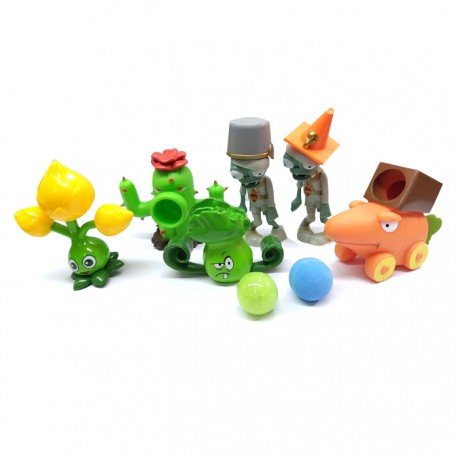 Juguete Plantas Vs Zombies Muñecos Coleccionables Captus