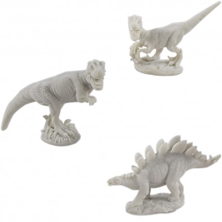 Paquete De 3 Dinosaurios Para Pintar