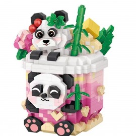 Mini Bloques Armables Diseño Jugo de Panda