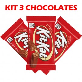 Kit 3 Paquetes de Chocolate Kit Kat