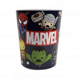 Bote de Basura Metálico Marvel