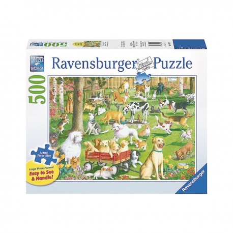 Rompecabezas Parque de Perros Ravensburger 500 Pzas