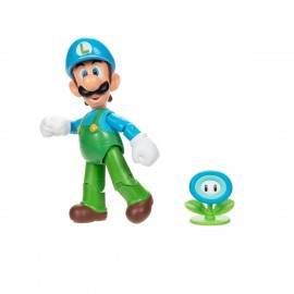 Muñeco Super Mario Bross Coleccionable Ice Luigi