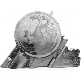 Modelo de Metal 3d Game of Thrones Escudo Targaryen