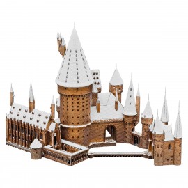 Modelo de Metal 3d Harry Potter Hogwarts Nevado