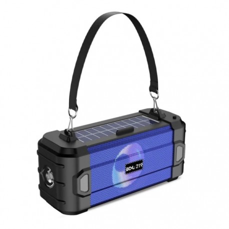 Bocina Bluetooth Rectangular con Panel Solar