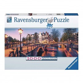 Rompecabezas Tarde en Ámsterdam Ravensburger 1000 psz