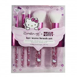 Set 5 Brochas de Maquillaje Diseño Hello Kitty