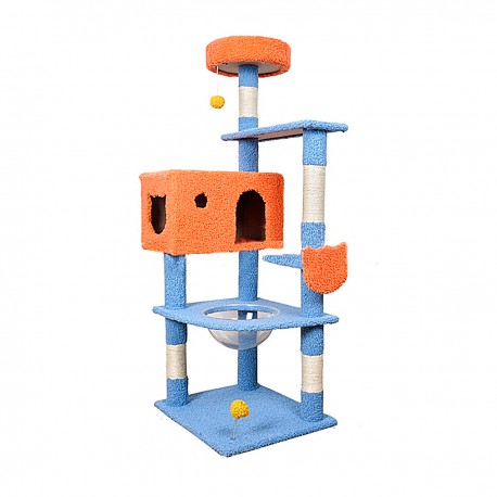 Árbol Rascador Para Gato Mueble Torre 5 Niveles